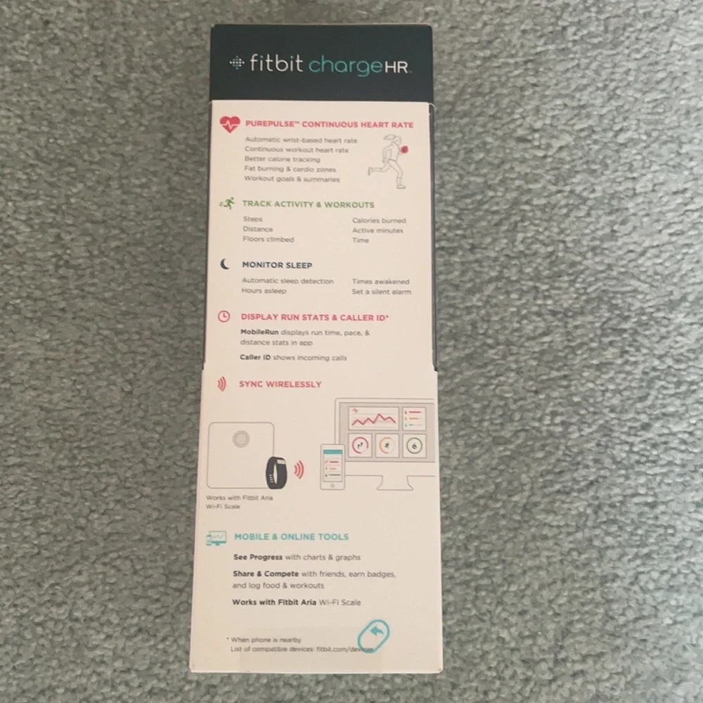 Fitbit Charge HR heart rate & activity wristband